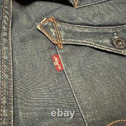 Super Rare Vintage Levi's Buckle Back Big E Button Fly Jeans Size 36x34 Western