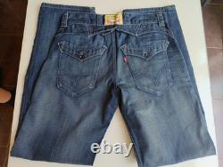 Super Rare Vintage Levi's Buckle Back Button Fly Jeans Size 32x34 Western