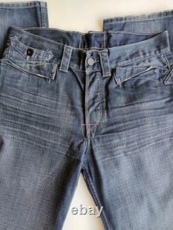 Super Rare Vintage Levi's Buckle Back Button Fly Jeans Size 32x34 Western