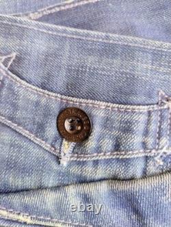 Super Rare Vintage Levi's Buckle Back Button Fly Jeans Size 32x34 Western