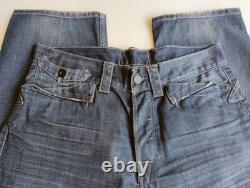 Super Rare Vintage Levi's Buckle Back Button Fly Jeans Size 32x34 Western