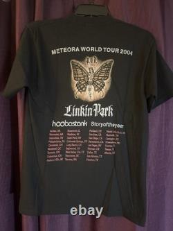 Super Rare Vintage Linkin Park Meteora 2004 World Tour Shirt Hoobastank Medium