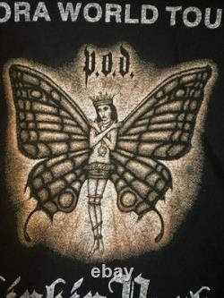 Super Rare Vintage Linkin Park Meteora 2004 World Tour Shirt Hoobastank Medium