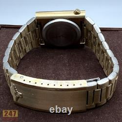 Super Rare Vintage Longines LED Digital Watch with Case & Box Works Great