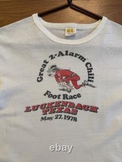 Super Rare Vintage Luckenbach Texas 1978 T Shirt Willie Nelson Waylon Era Size M