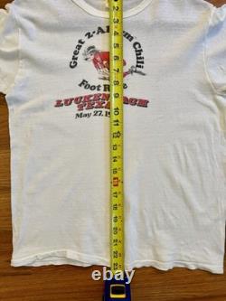 Super Rare Vintage Luckenbach Texas 1978 T Shirt Willie Nelson Waylon Era Size M