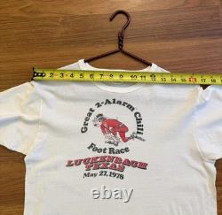 Super Rare Vintage Luckenbach Texas 1978 T Shirt Willie Nelson Waylon Era Size M