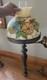 Super Rare Vintage MCM Floral wall mounted hurricane lamp