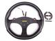 Super Rare Vintage MOMO Formula Steering Wheel 1998-350mm Leather Horn Buttons
