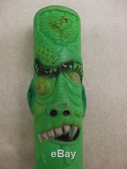 Super Rare Vintage Madballs Style Toy Baseball Bat Green Horror Weird Monster