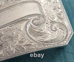 Super Rare Vintage McCabe Sterling Silver Mongram Plate Trophy Style Belt Buckle