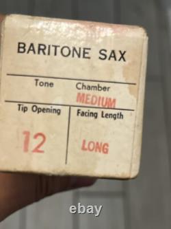 Super Rare Vintage Meyer New York Baritone saxophone mouthpiece 12 Tip