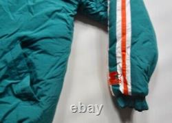 Super Rare Vintage Miami Dolphins Starter Jacket Size Medium Hooded