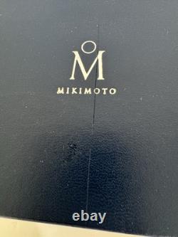 Super Rare Vintage Mikimoto 925 SS Silver Piggy Bank 5 Long New With Box(has cut)