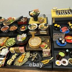 Super Rare Vintage Mini Japanese Collectables Food Lot Bundle Toy Model Sushi