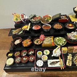 Super Rare Vintage Mini Japanese Collectables Food Lot Bundle Toy Model Sushi