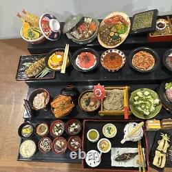Super Rare Vintage Mini Japanese Collectables Food Lot Bundle Toy Model Sushi