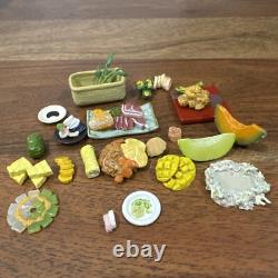 Super Rare Vintage Mini Japanese Collectables Food Lot Bundle Toy Model Sushi