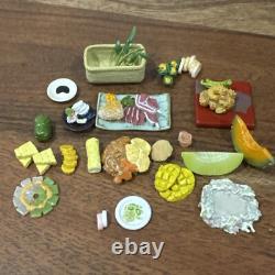 Super Rare Vintage Mini Japanese Collectables Food Lot Bundle Toy Model Sushi