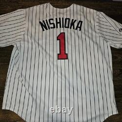 Super Rare Vintage Minnesota Twins Tsuyoshi Nishioka MLB Stitched Jersey XXL