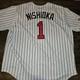 Super Rare Vintage Minnesota Twins Tsuyoshi Nishioka MLB Stitched Jersey XXL