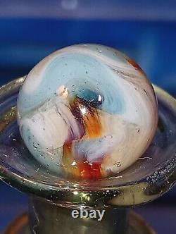 Super Rare Vintage Mint Christensen Agate Marble Colorful Swirls