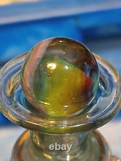 Super Rare Vintage Mint Christensen Agate Marble Electric Color Swirls