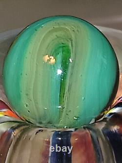 Super Rare Vintage Mint Christensen Agate Marble With Great Colors