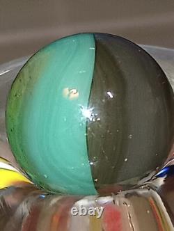 Super Rare Vintage Mint Christensen Agate Marble With Great Colors
