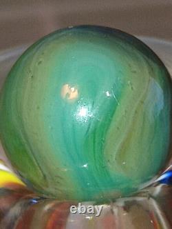 Super Rare Vintage Mint Christensen Agate Marble With Great Colors