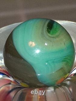 Super Rare Vintage Mint Christensen Agate Marble With Great Colors