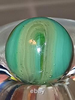 Super Rare Vintage Mint Christensen Agate Marble With Great Colors