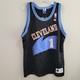 Super Rare Vintage NBA Champion Cleveland Cavs Wesley Person 1 Jersey Mens 44 L