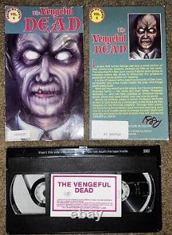 Super Rare Vintage Oop The Vengeful Dead Vhs Horror Zombie Gore Movie 1980 Look