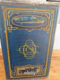 Super Rare Vintage Original 1920s Zerolene Standard Oil Motor Oil Large Can