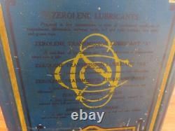 Super Rare Vintage Original 1920s Zerolene Standard Oil Motor Oil Large Can