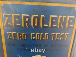 Super Rare Vintage Original 1920s Zerolene Standard Oil Motor Oil Large Can