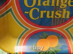Super Rare Vintage Original 1930s Orange Crush Crushy Soda drink tin Tray
