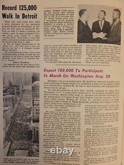 Super Rare Vintage Original Civil Rights SCLC NEWSLETTER August 1963