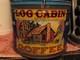 Super Rare Vintage Original Log Cabin Shaffer Stores Coffee Can