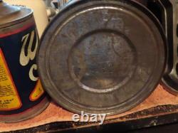 Super Rare Vintage Original Log Cabin Shaffer Stores Coffee Can Super Rare Vintage Original Log Cabin Shaffer Stores Coffee Can