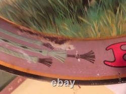 Super Rare Vintage Original Rainier Brewery Cowgirl Horse Beer Tray