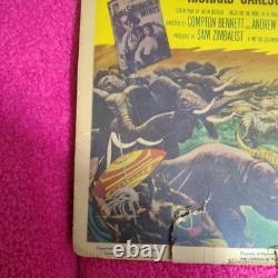 Super Rare Vintage Original1950 King Solomon's Minesone Sheet Movie Poster