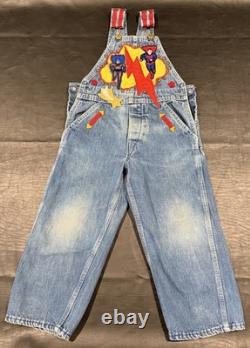 Super Rare Vintage Osh Kosh Superman Batman Flash Little Editions Overall Kids