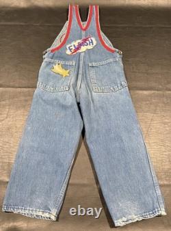 Super Rare Vintage Osh Kosh Superman Batman Flash Little Editions Overall Kids