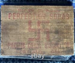 Super Rare Vintage Pacific Coast Biscuit Co. Pre-WW1 (Swastika) Crate End