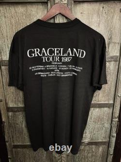 Super Rare Vintage Paul Simon 1987 Graceland European Tour Shirt XL