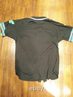 Super Rare Vintage Philadelphia Eagles Large Black Baseball Jersey