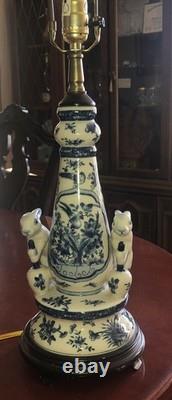 Super Rare Vintage Porcelain Lamp Unique Super Collectible