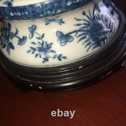 Super Rare Vintage Porcelain Lamp Unique Super Collectible
